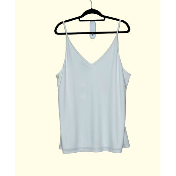 Refinity Womens Cream Haley Cami Plus Size M - Picture 2 of 8